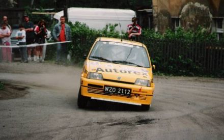 Jacek Sikora i Marek Kaczmarek - Fiat Cinquecento Sporting.